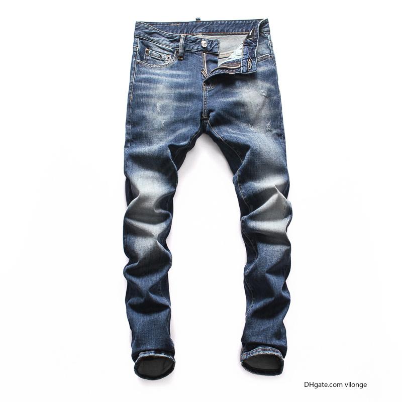 

jean mens Luxury designer jeans black ripped skinny biker dsquared2 motorcycle pants pour hommes DSN13 men s hip ho Dsquare 2 DSQUAREDs DSQ2s DSQs hcx, 8110