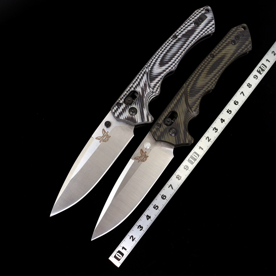 

BENCHMADE BM1401 1401 Rukus II AXIS Folding Knife Outdoor Camping Hunting Pocket Tactical Self Defense EDC Tool Knife