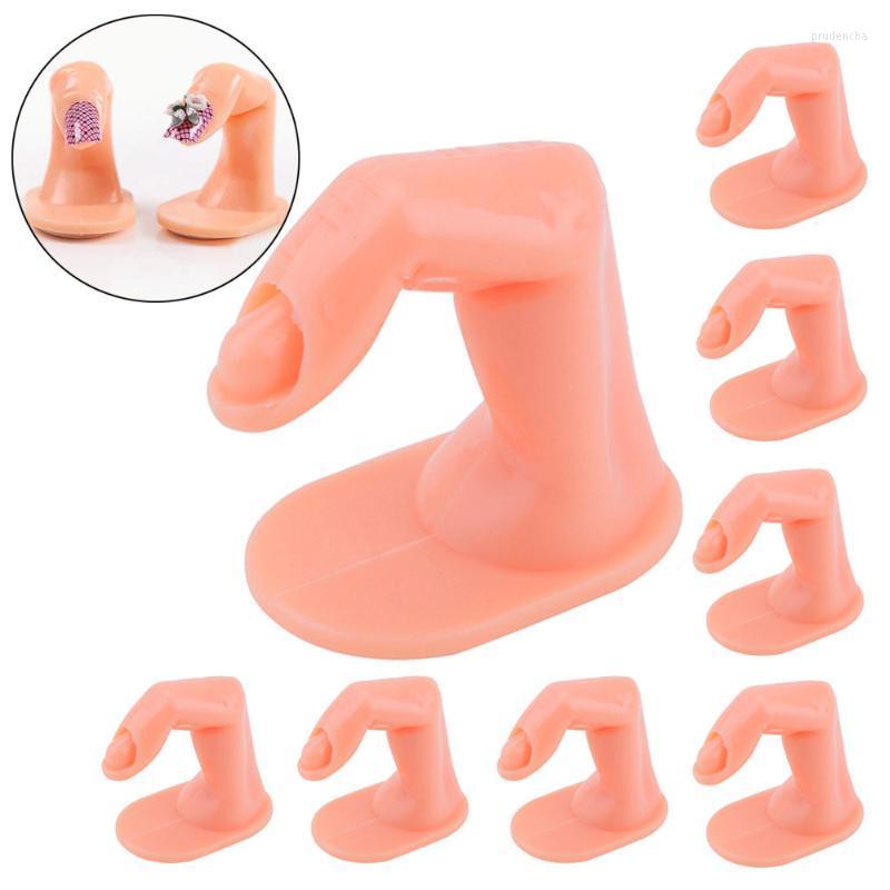 

False Nails 1/5/10pcs Fake Nail Art Printer Model Practice Training Finger Tips For Hand UV Gel Manicure Beauty Display Tools Prud22, 5pcs model a