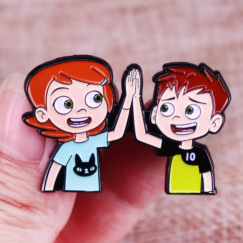 

Ben 10 Alien hero Lapel Pin Badge jewelry gift, As picture