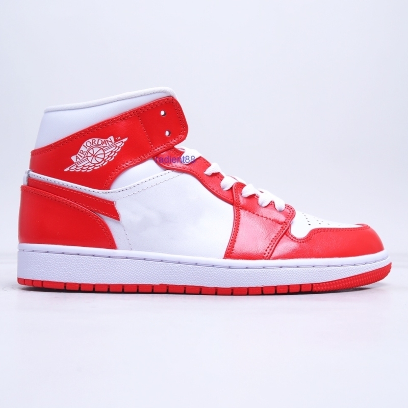 

Brand Shoes Men Women 1 s Mid Basketball White Havana Red Retro Casual Classic Sport Sneakers Outdoor Shoe 6472-116, Top quality
