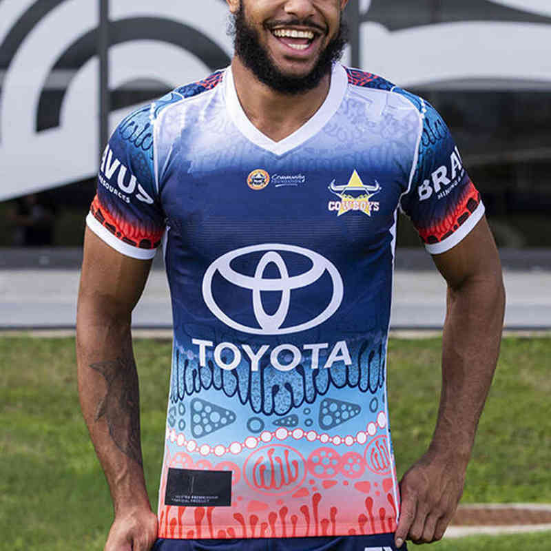 

style 2022 2023 COWBOYS INDIGENOUS rugby jersey MENS WOMEN IN LEAGUE JERSEY home away ANZAC rugby shirt big size 4xl 5xl, Home custom
