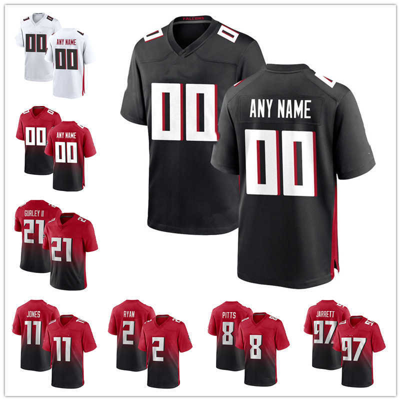 

custom Atlanta''Falcons''5 DRAKE LONDON 21 Deion Sanders 8 Kyle Pitts 97 Grady Jarrett 1 Marcus Mariota 18 Ridley 45 Deion Jones Football Jerseys, Colour
