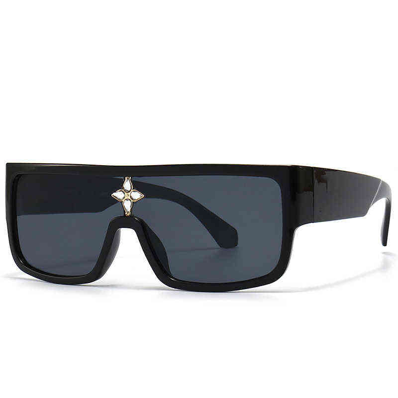 

Sun glass 2022 new fashion large frame square men's and women's Sunglasses sense popular Sunglasses Women