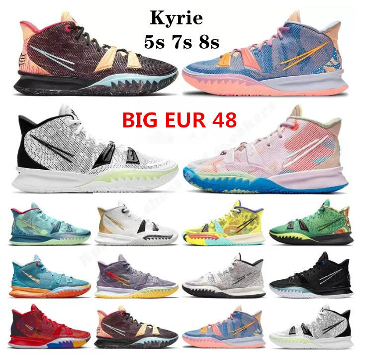 

Shoes BIG EUR 48 2022 Kyrie 7 Kyries 5s Basketball Shoes Collection Special FX Pre-Heat VIII Kyrie Men Gold Daybreak Beach Vibes Sisterhood Icons of Sport, 29