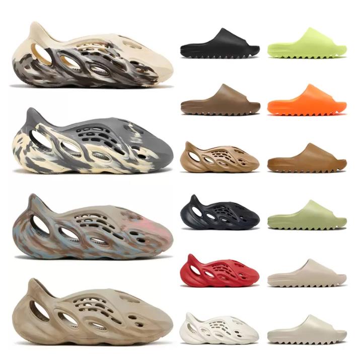 

Top Quality Womens Mens sandals Designer Slides Runners Runr Slippers Big Size 36-47 Platform Sandals Sulfur Cream Clay Moon Grey Onyx Ochre Pure Core EVA Beach Shoes, Box