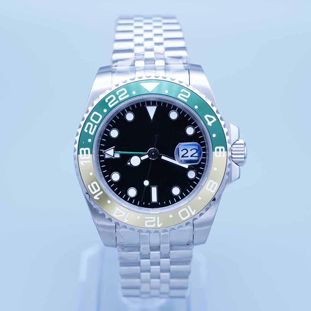 

ST9 Super U1 Men 3866 Watch Automatic Movement GMT Ceramic Sapphire Dial Master 2 Jubilee Bracelet Wristwatch Mens Watches Reloj, 168