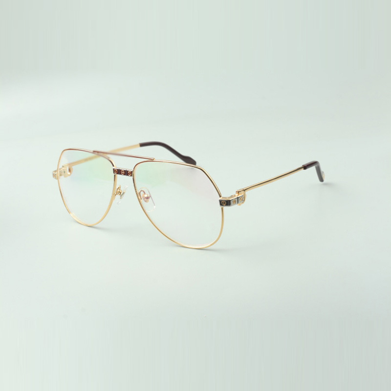 

Plain metal glasses frame 1324912 with size 59-15-140mm