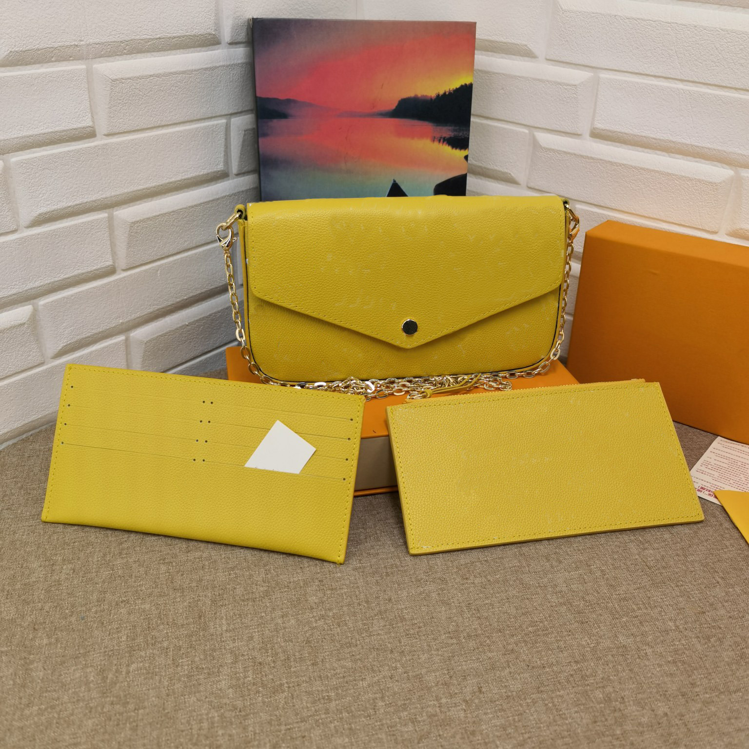

Luxury designer Pochette Shoulder Bags Purses Women's Wallets Zipper Bag Purse Fashion Card Holder Women By The Pool Tote Bags Spring in the City handbag 81359