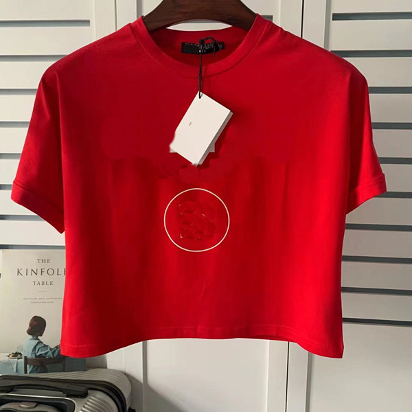 

Womens T Shirts Tee Spring and Summer loose slim Coat printing T-shirt top solid color short sleeve shirt for women SIZE  M L, Brown haveb