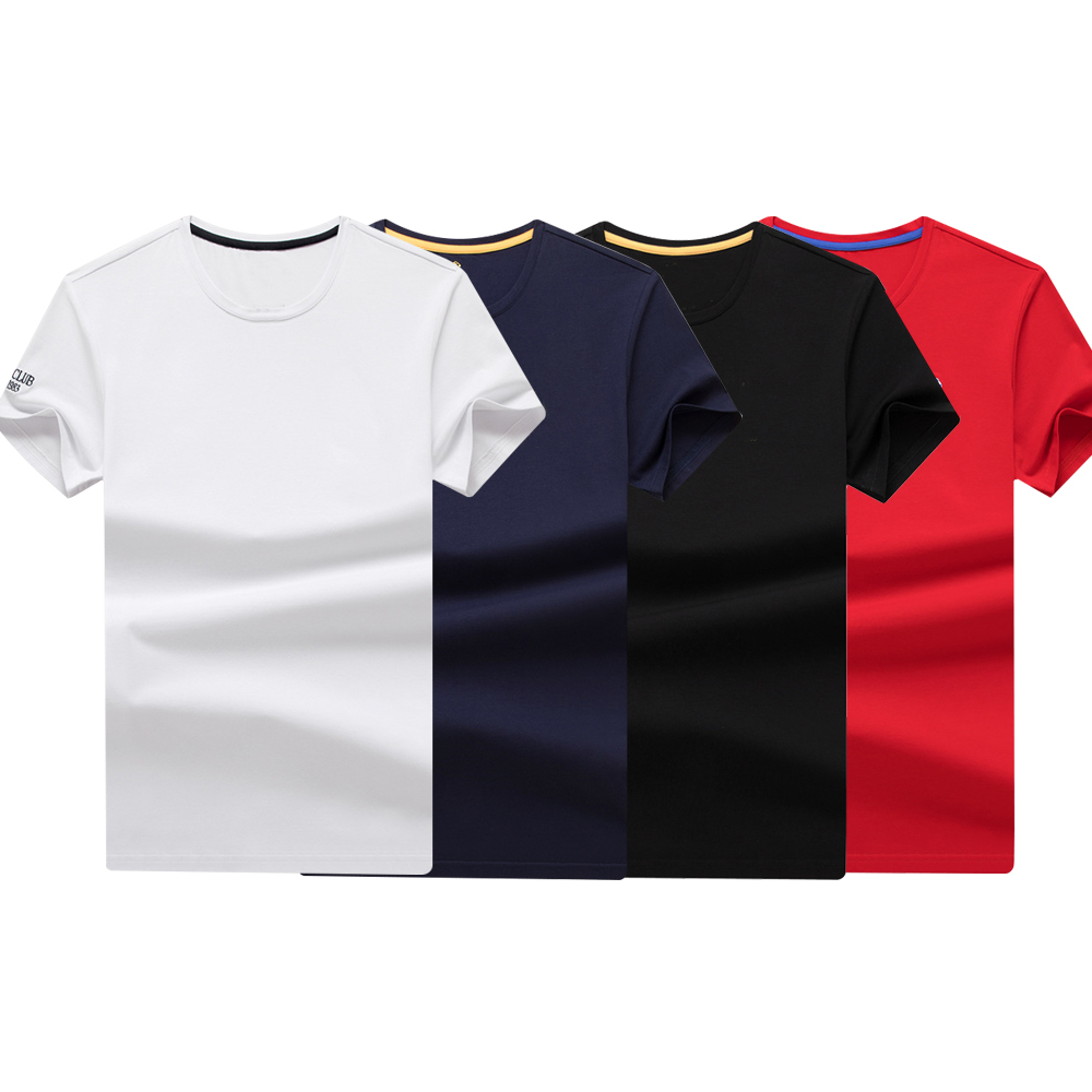 Top Quanlity 5A Polos T-shirt For Men Mens Mens Basic Busty Designer Clother 100% Pure Cotton Shirts Fashion Mens T-shirts Badges de lettre brodé