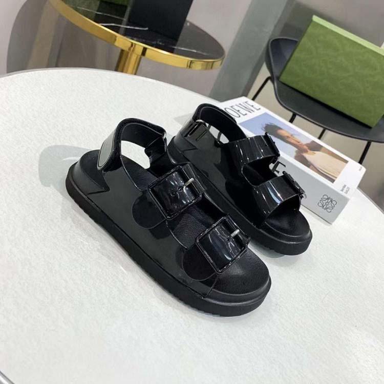 

Designer Sandals Women Rubber Slippers Jelly Sandal Mimi Double G Slides Flip Flops Platform Slides Adjustable Buckle Cattoon Slipper Summer, #2