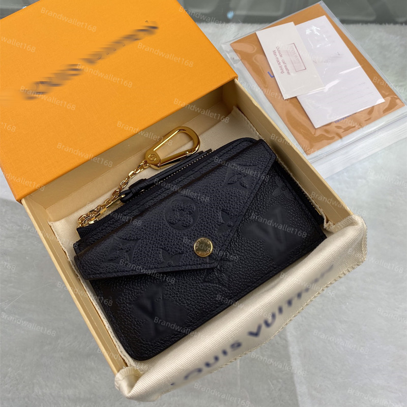 

With box Fashion Bag Women Genuine Leather EMPREINT Wallet Card Holders Top Quality Wallets Men RECTO VERSO Purse Luxury Clip Purse Clutch W/Box M69421 M69420 M69431, Vip-buyers