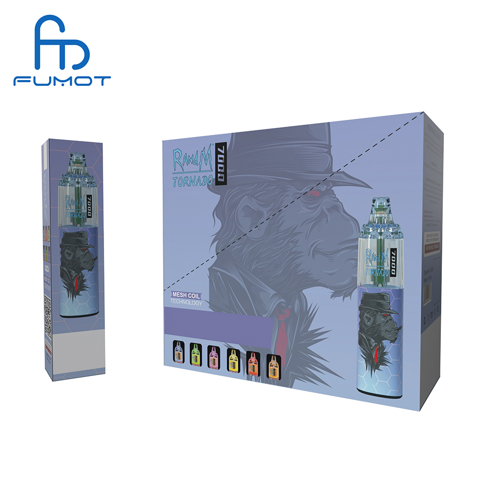 

Original RandM Tornado 7000 Puffs Disposable cigarettes Pod Device Kit 1000mAh Rechargeable Battery 14ml Prefilled Pods252b