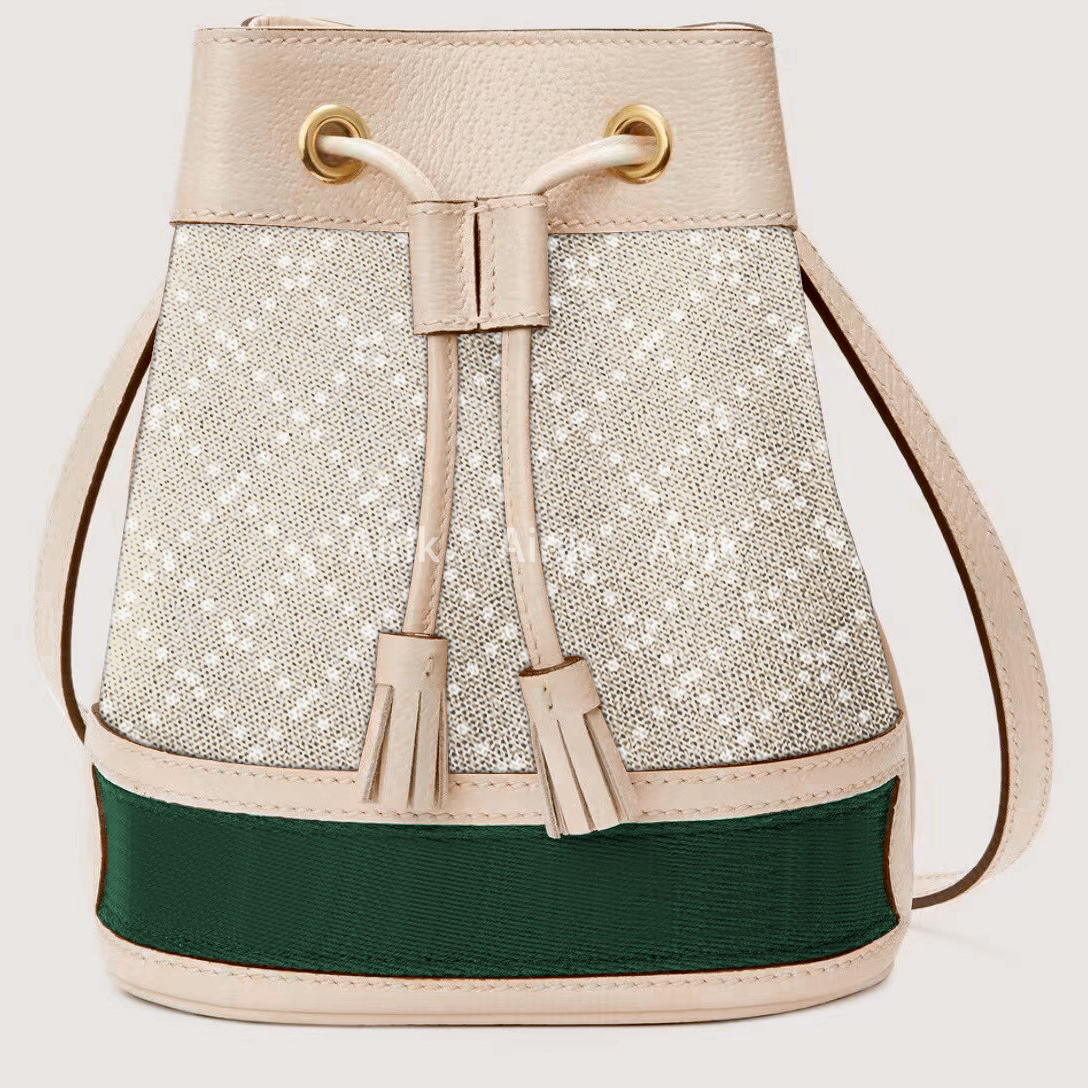 

Luxury Designer Bag Shoulder Bags Womens Ophidia Mini Bucketbag Crossbody Bag Leather Handbag Stripes Banquet Party Carry Wallets Coin Purse 550620, Other colors