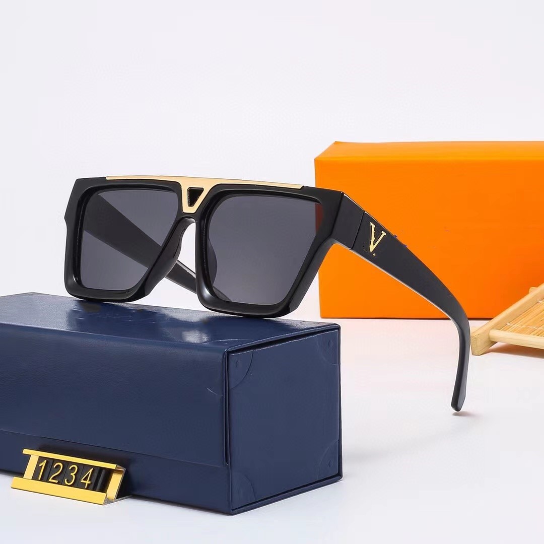 Plank Sunglasses Summer Fashio Woman Mens Sunglasses Unisex Classic Accessories Eyeglasses Goggle Ornamental 400 PC