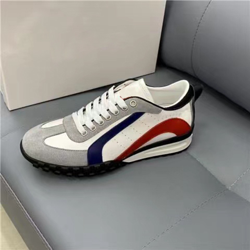 Nouvelles couleurs de luxe en cuir chaussures décontractées Designers chaussure plate-forme populaire baskets entraîneur extérieur