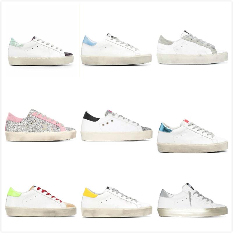 

#GOLDEN#GOOSE#SHOES Italy Golden Hi Star Sneakers boot Platform Sole Shoes Double Height And Iconic Designer Classic White Do -Old Dirty Women Ca, Star24 pink star