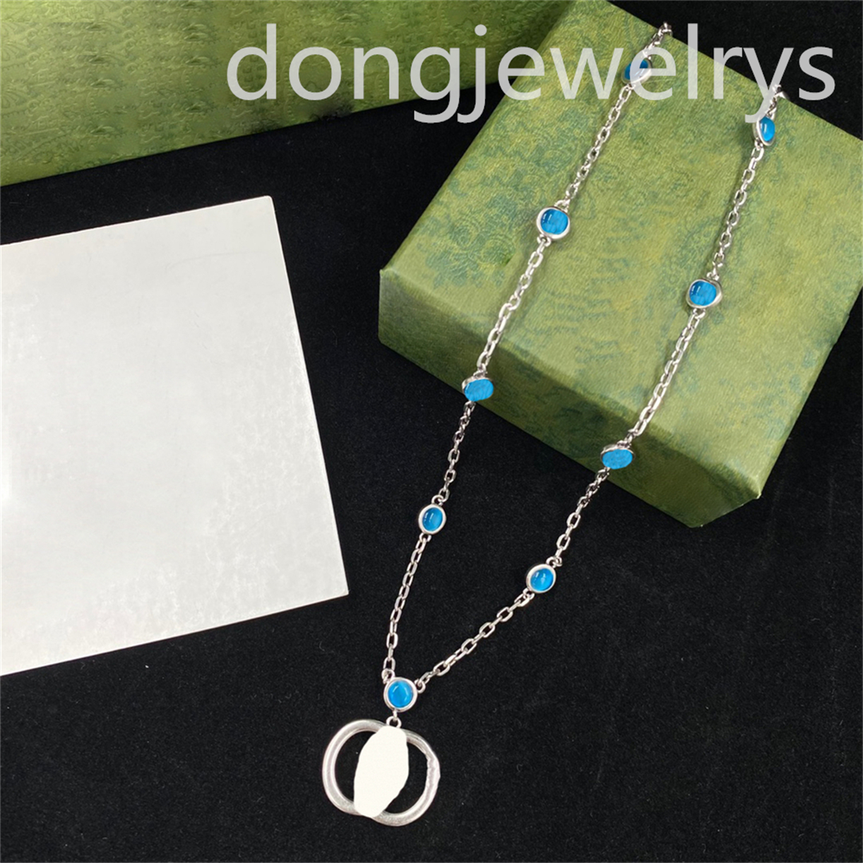 

Elegant Creative Chains Fashion Luxury Jewelry Chain Pendant Necklaces Women Wedding Necklace Ladies Girlfriend Chokers Dongjewelrys