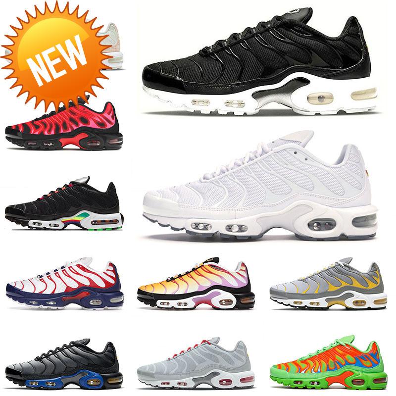 

2022 Arrival Tn Plus Outdoor Sports Shoes Mens Womens Triple White Black Special Aqua Silver University Red Photon Dust Trainers Sneakers, A38 black aquamarine 40-46