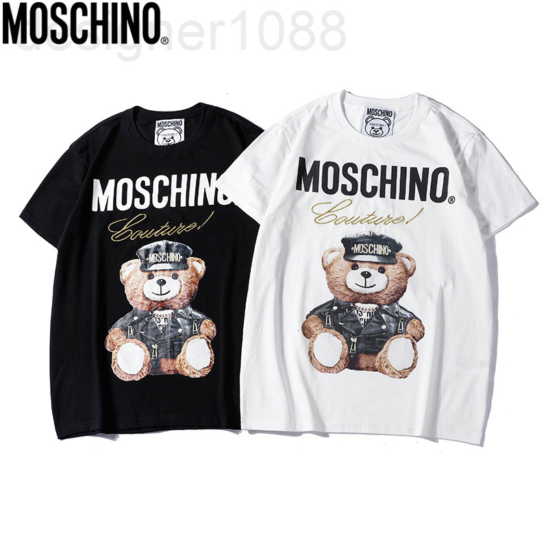 

Men' T-Shirts designer Spring and summer bear full series short sleeved female round neck loose bottomed embroidery casual fashion SLMR, 2# packing bag