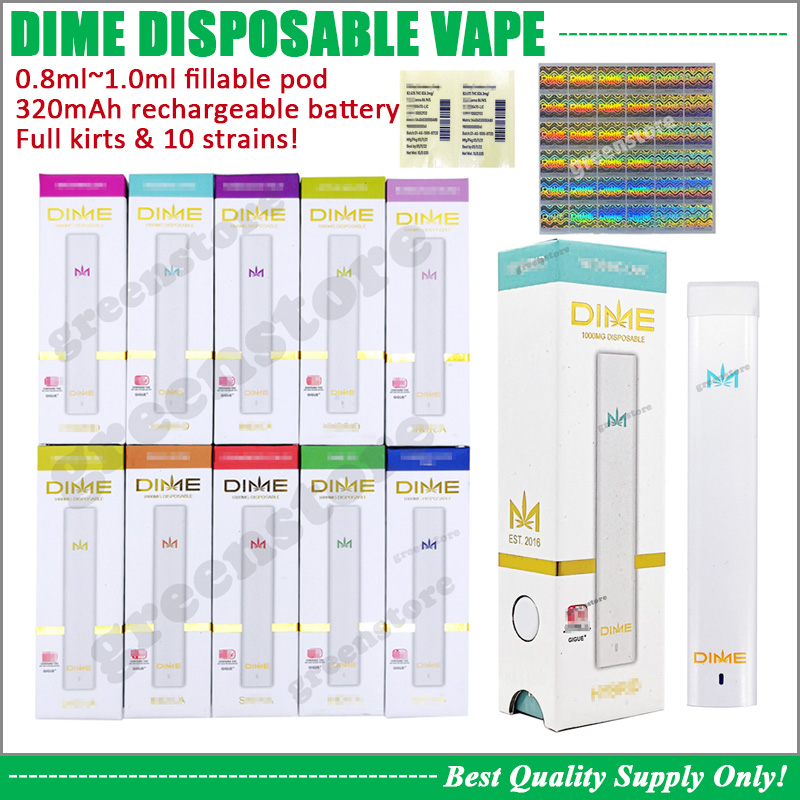 

Disposable Vape Pen 0.8ML 1.0ML Cigarette Pod Cartridge 320mAh USB rechargeable Airflow System Kaws Bar Vaporizer Live Resin Baked Bar Cake Torch