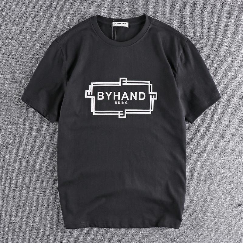 Men&#039;s T-Shirts Summer 2022 Geometric Alphabet Printing Men&#39;s Short Sleeve T-shirt Youth Half T Top Shirt 659Men&#039;s-image-777267009