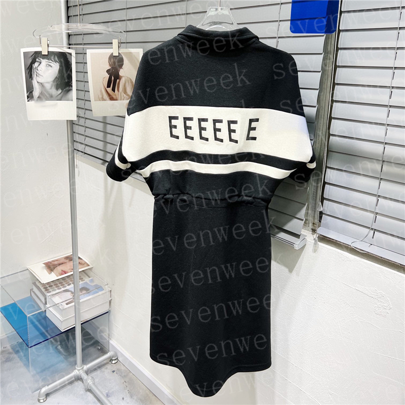 

Summer Dresses Womens Fashion Shirts Skirts Clothing Short Sleeve Lady Casual Dress For Vacation, Black