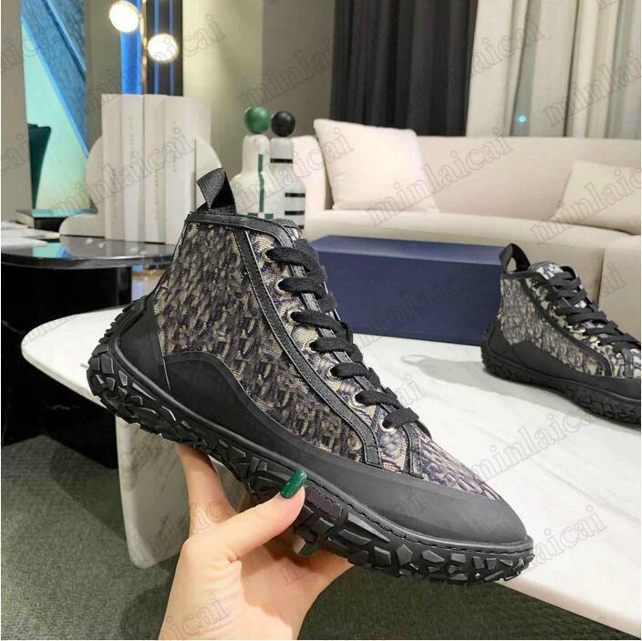

2022 Paris Dies Shoes B28 High Designer Mens Sneakers 21ss Oblique Jacquard Italy Lace -Up Platform B28 Low Top Printing Technical Canvas Mc, 10