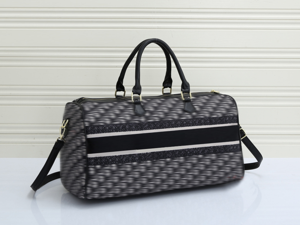 

#51885 Duffel Bags luxury designer bags white grid PVC luggage mens Woman travel bag Womens Crossbody handbags dioor Fashion sport outdoor Lvs Purse SIZE 45-50CM, Good bags as pic