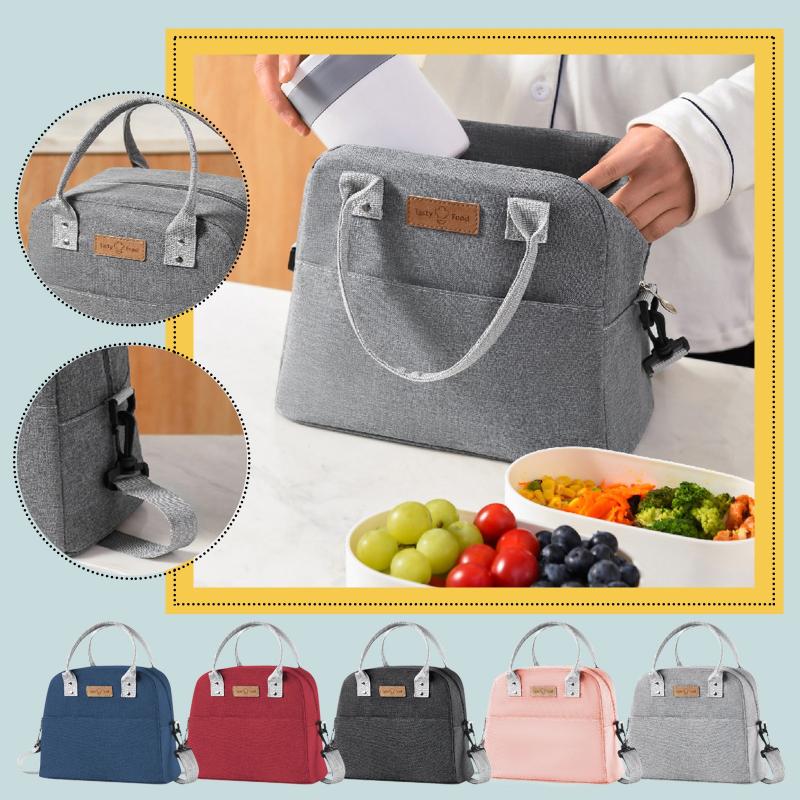 

Storage Bags Lunch Bag Reusable Insulated Thermal Women Men Multifunctional Cooler Warm Keeping Box Leakproof Waterproof Portable