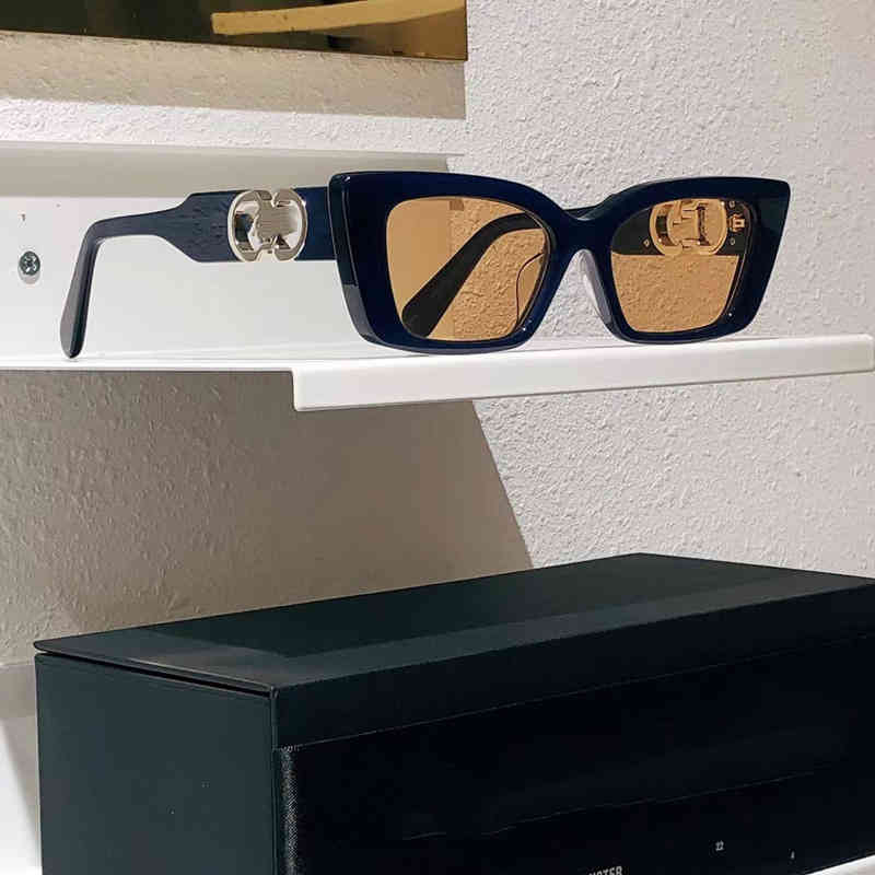 

2022ss co branded cat eye trend Sunglass GM driving Sunglass versatile