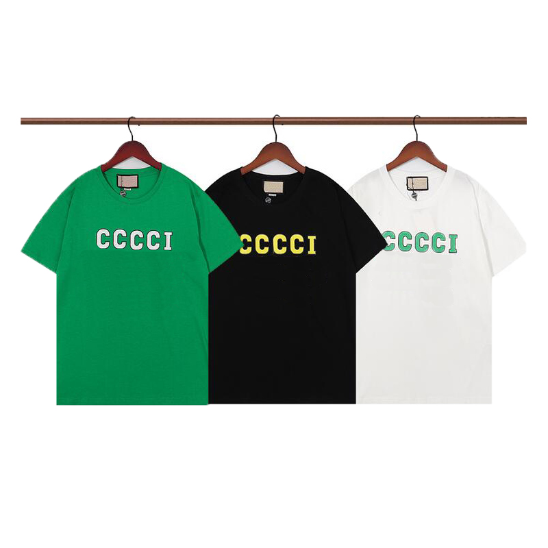 

Luxury Designer Men Women T shirt Tops Summer short Sleeve waves Tee Lovers Mens Womens T-shirts Fashion senior Pure cotton high quality Top size S-2XL, White