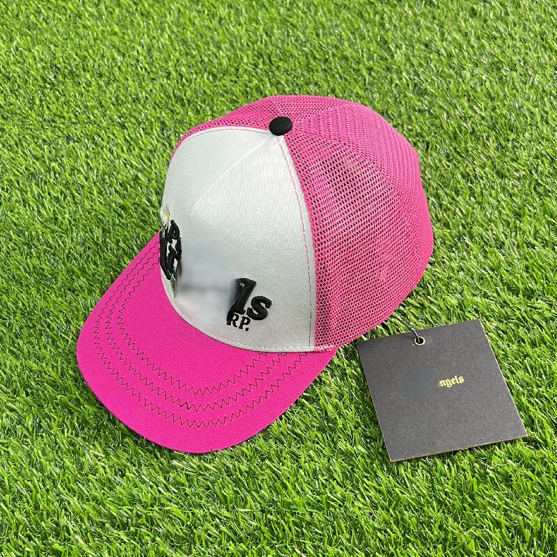 

Black Designer Hats Letter Flower Embroidery Cap Ball Caps for Man and Women, Pink