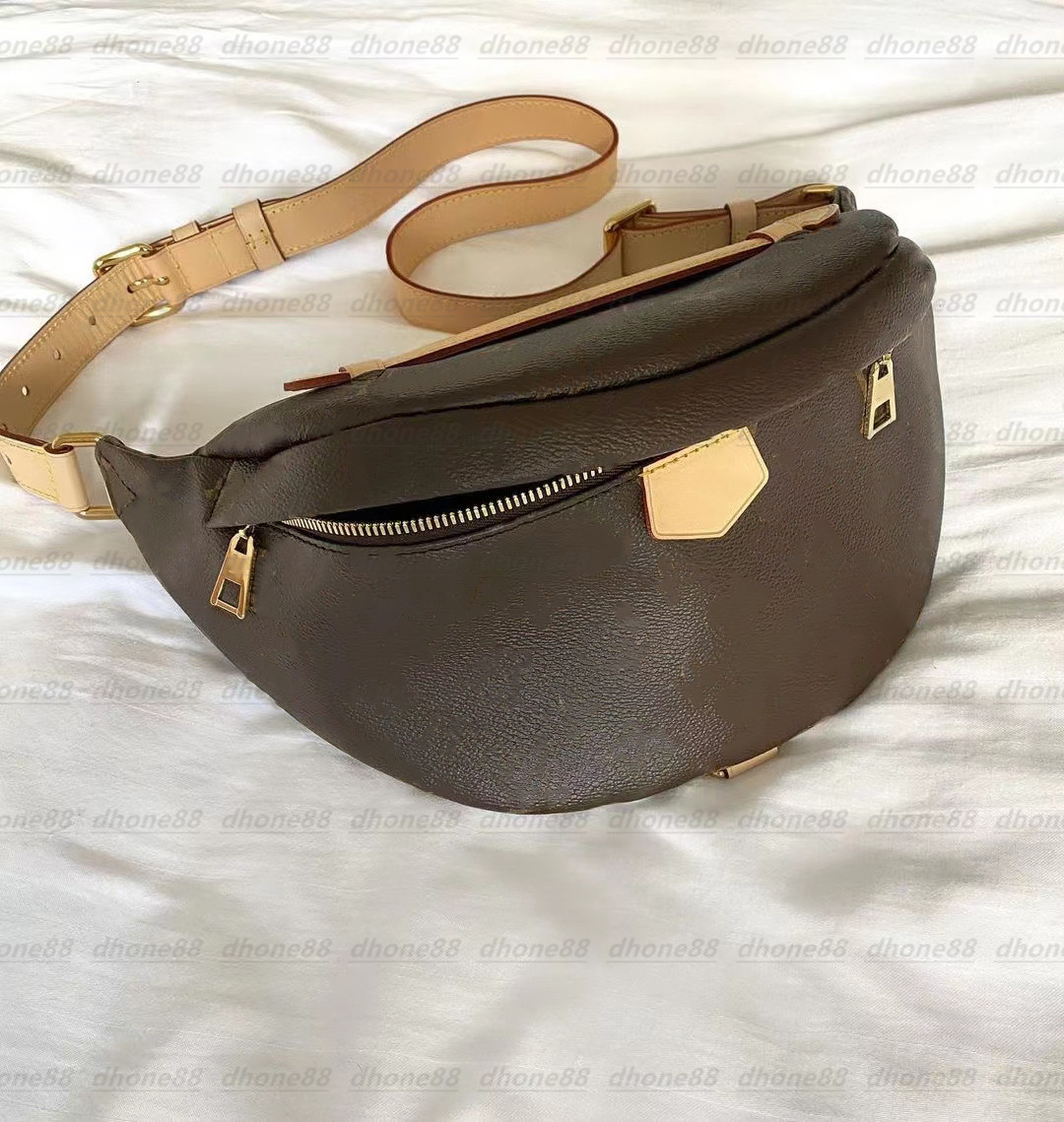 

Famous Bumbag Luxurys designers Cross Body Waist Bags Temperament Bumbags Fanny Pack Bum embossing flowers soft leather wallet bags Serial Number Date Code M43644, High quality