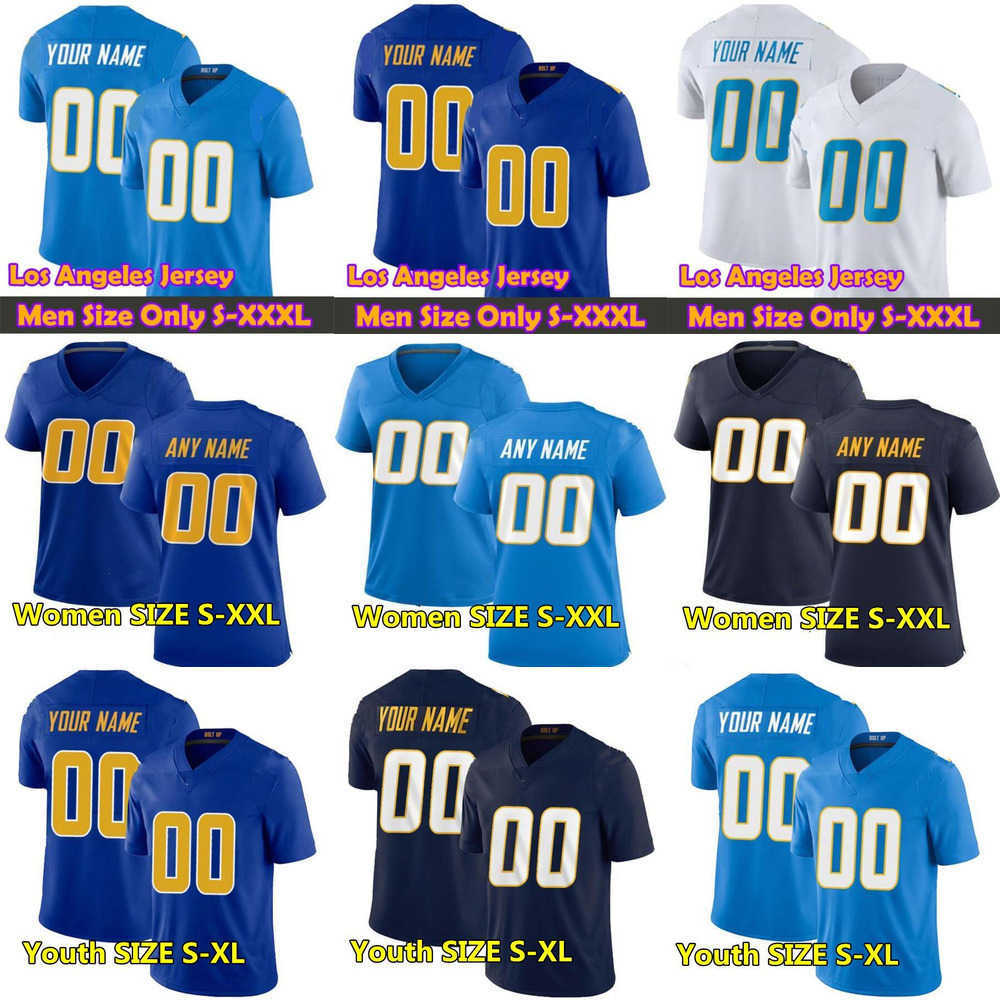 Custom Charrgers College Football Jersey J.C. Khalil Mack Justin Herbert Joey Jackson Derwin James Jr Keenan Allen Joey Bosa Austin Ekeler Junior