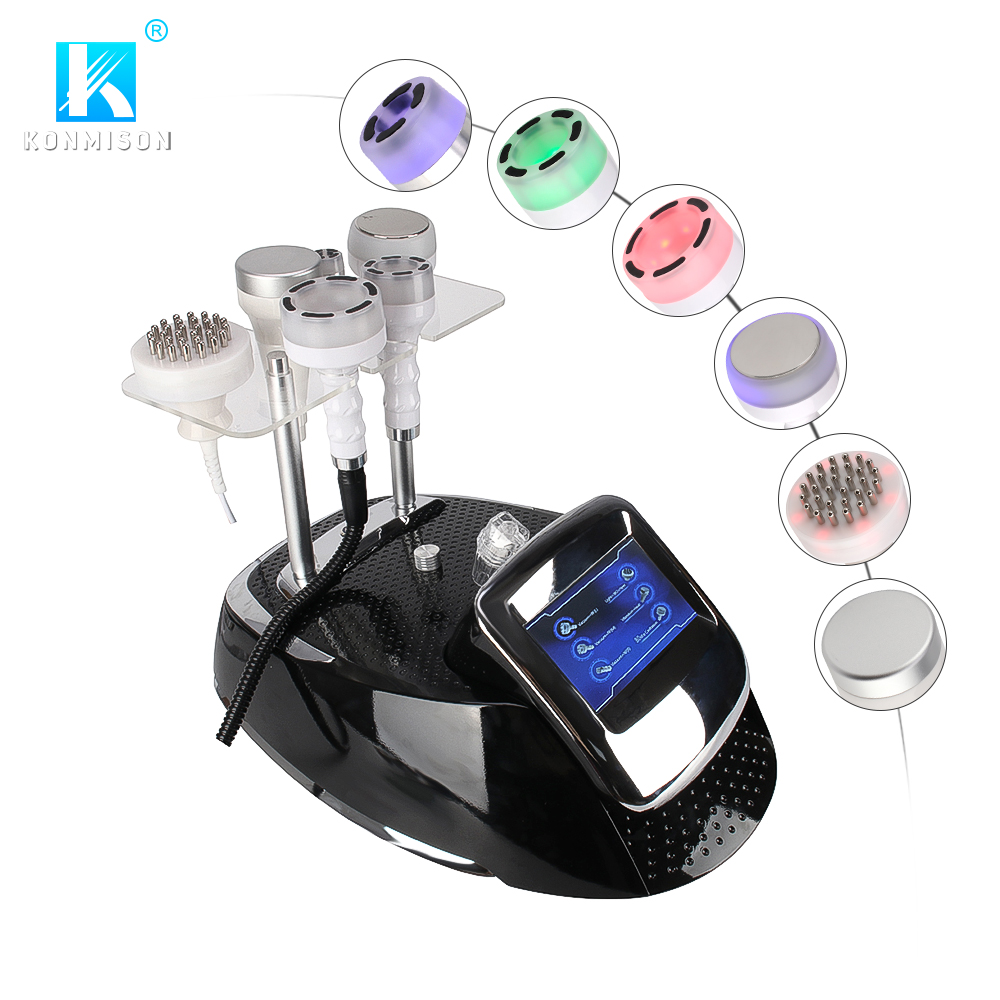 S Shape 80k Cavitation Slimming Machine For Body Sculpting 6 In 1 RF Vacuum BIO