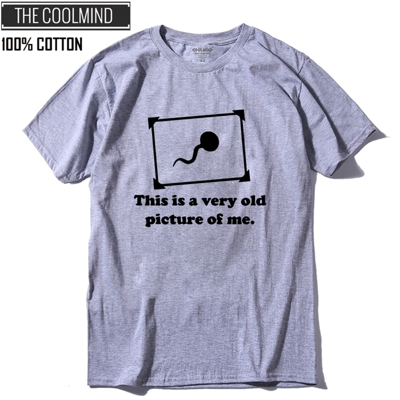 

COOLMIND QI0269A 100% cotton short sleeve funny men T shirt casual o-neck loose t- knitted t tee 220401, Qi0269a-bl