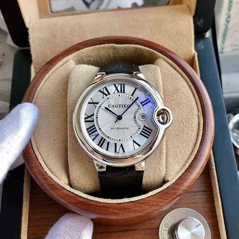 

Luxury watches for women high quality Blue balloon women's watch New blue pointer fully automatic mechanical waterproof pair of lovers' QM4I, Steel belt silver men's 42mm (quartz)