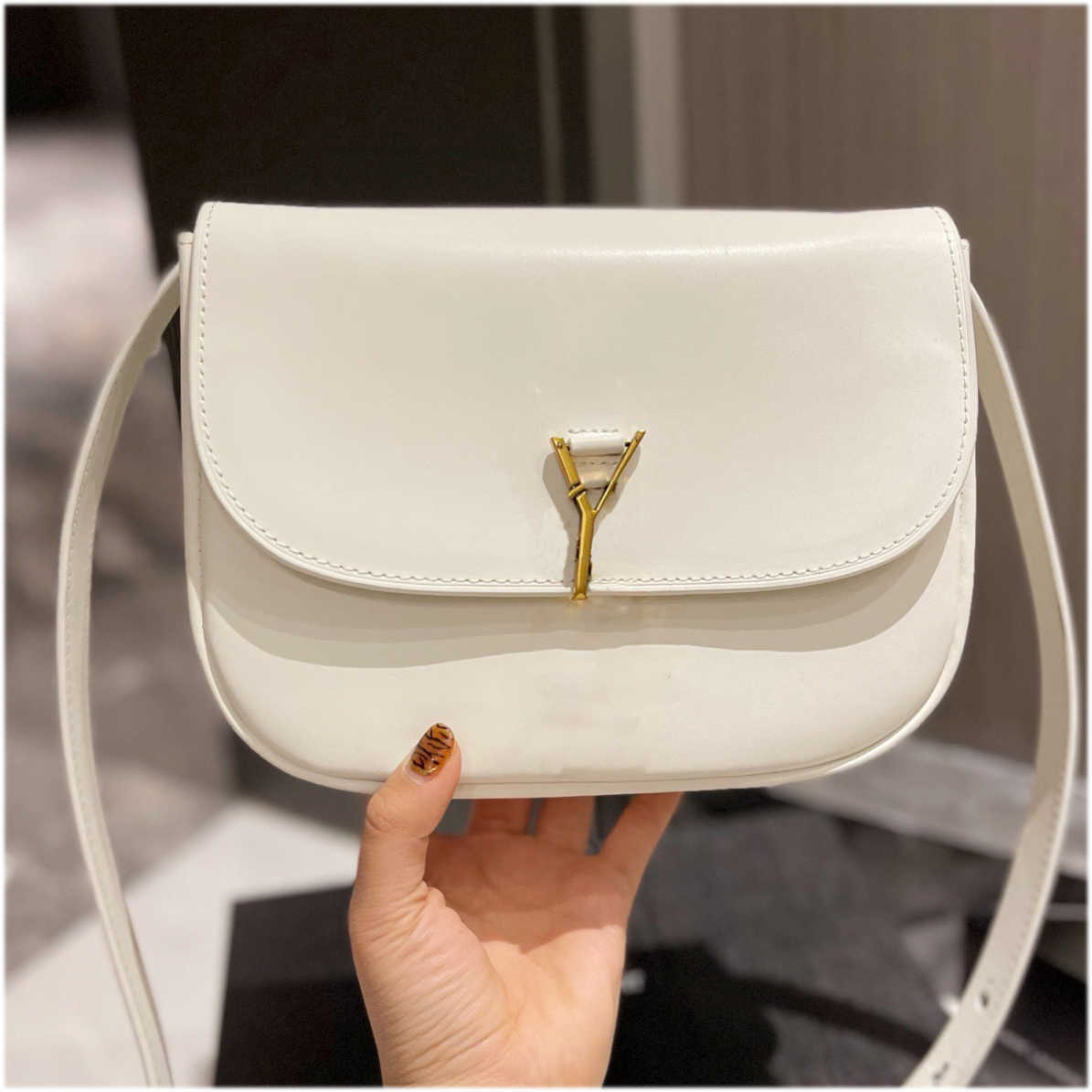 

Designers Bags Luxurys Women Crossbody Bag Fashion Kaia Classic Saddle Lady Handbag Top Quality Vintage Handbags with BOX, Yellow