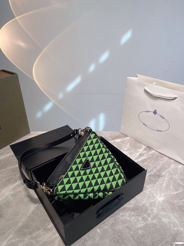 

HH Designer Small Symbole triangle jacquard fabric bags Top Quality Womens luxury Single shoulder Bag fashion brand Prad Crossbody Bag Summer Ladies Wallet, Add shipping fee