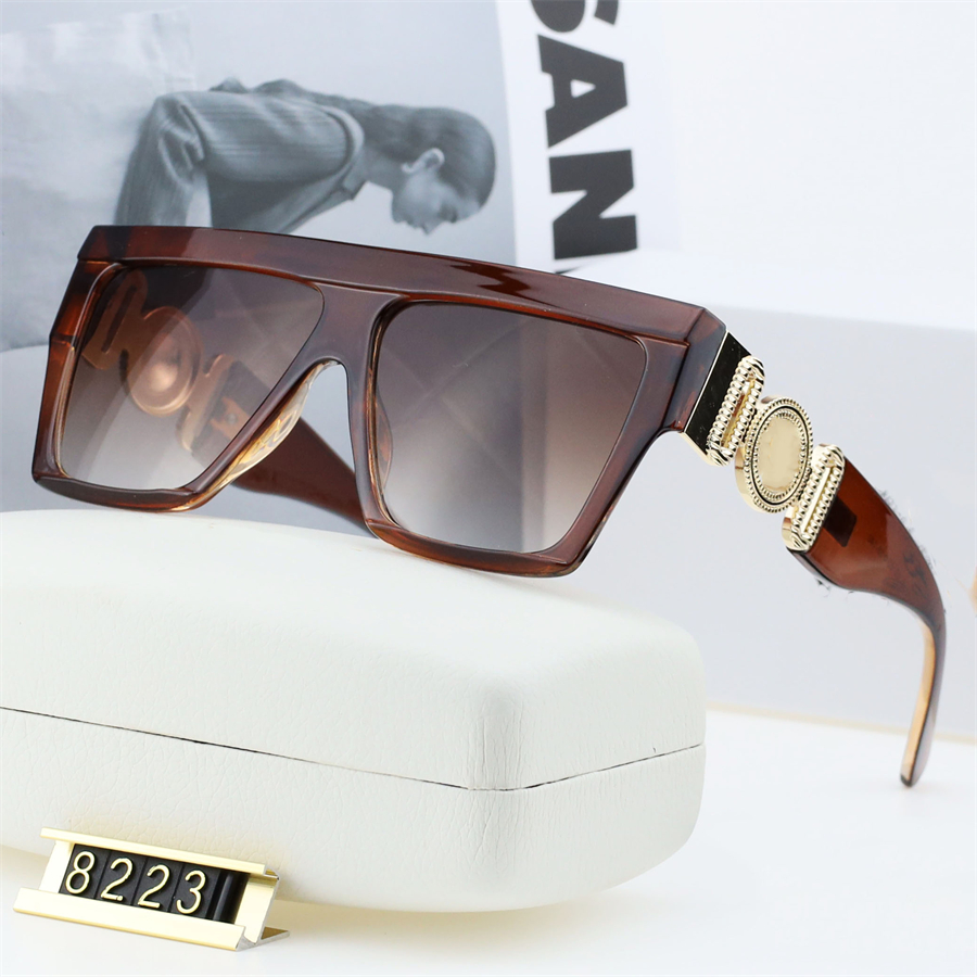 

Classic Designer Luxury Sunglasses For Men Women Fashion Big Square frame Sun Glasses UV400 Eyewear Outdoor Sunglass