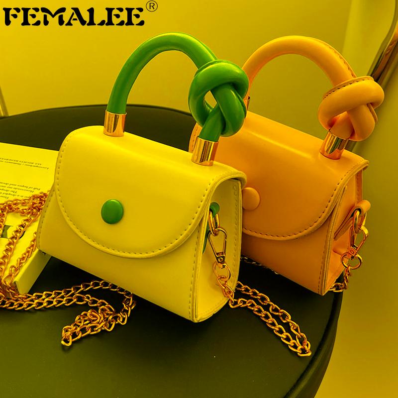 

Shoulder Bags Small Totes Women Mini Classic Knot Handbags PU Messenger Bag Female 2022 Fashion Lady Cute HandbagsShoulder, Beige
