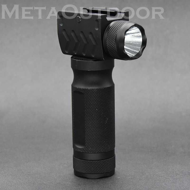 

Tactical Fore Grip Light With 20mm Weaver Picatinny Rail Mount For Hunting Airsoft Accessories