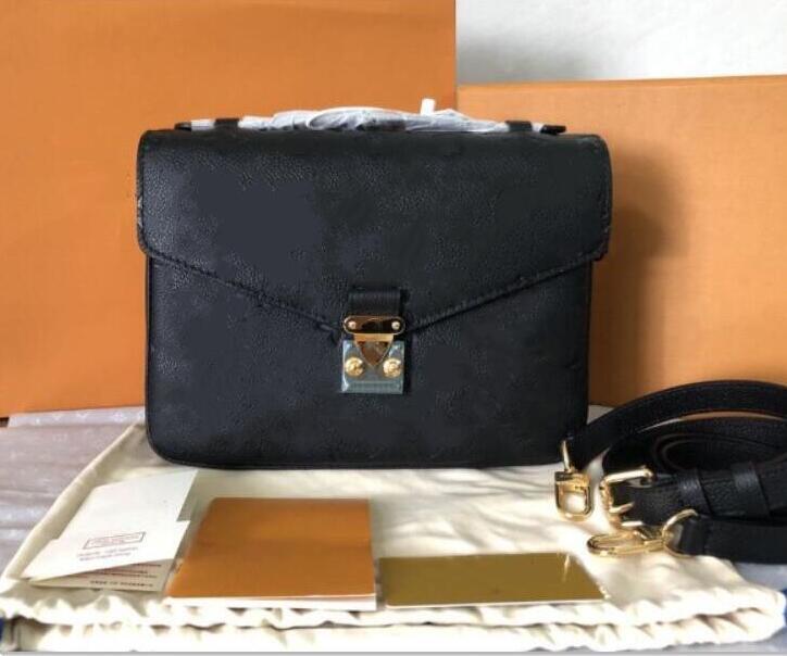 

2023 Designer Bags Classic Handbags Women Shoulder Messenger Bag luxurys Handbags Purse Woman Tote Wallet M41465, Embossed black