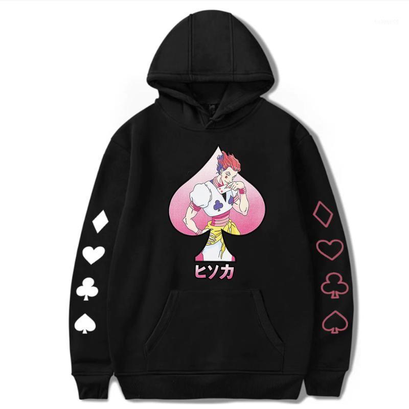 

Janpan Anime X Hisoka Hoodies Fashion Men Women Sweatshirts Casual Hooded Harajuku Cartoon Printing Sports Women's &, Pink