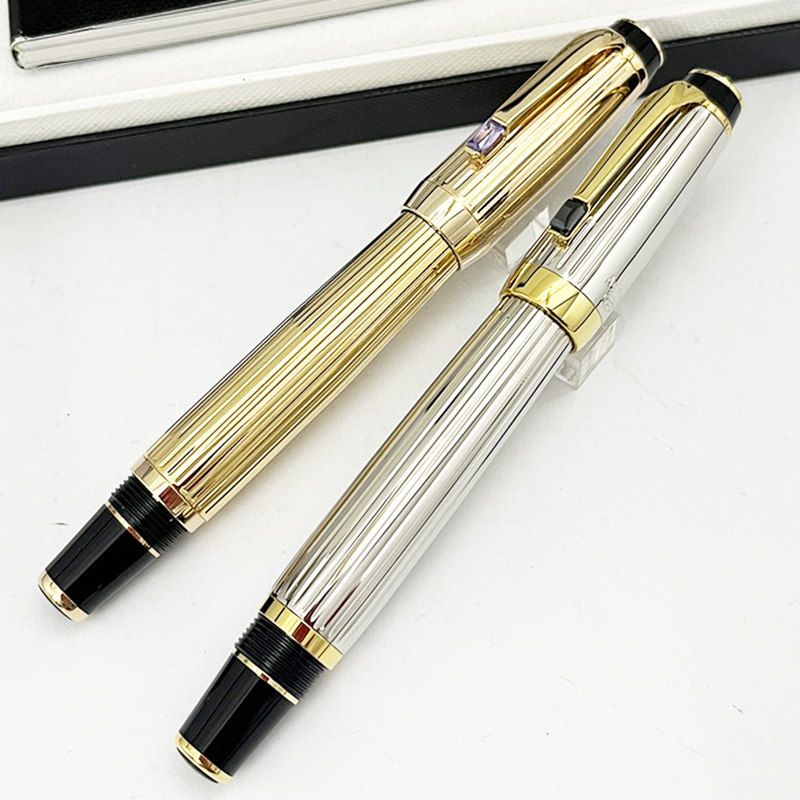 

LGP Luxury Bohemies Classic Rollerball Fountain Pen Diamond Clip Writing Smooth Boheme With Germany Serial Number, As pic show