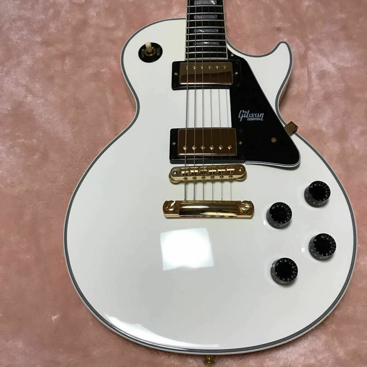 Paul custom AW White Electric Guitar-image-759945679