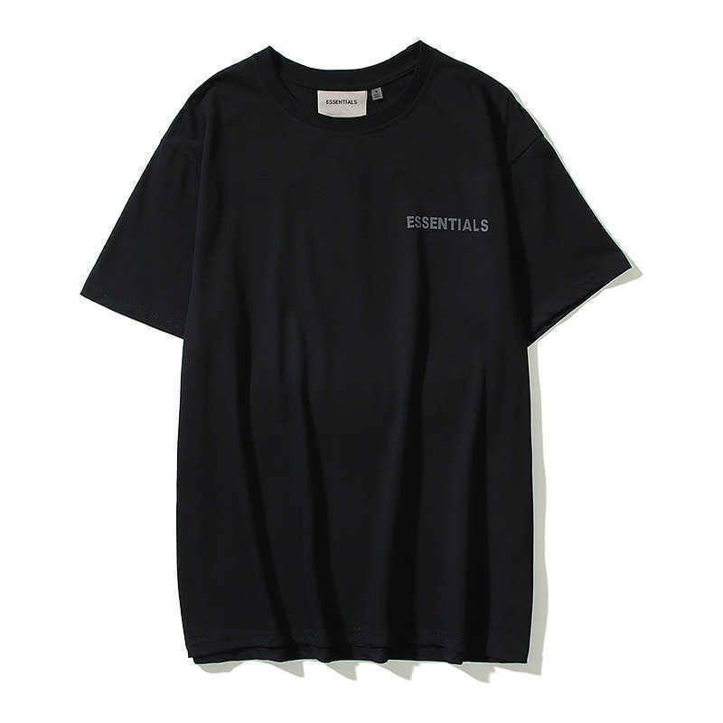 

Essential 2022 Summer 100% Cotton T-shirt Men' Casual Fashion Shirt, Reflective l camel