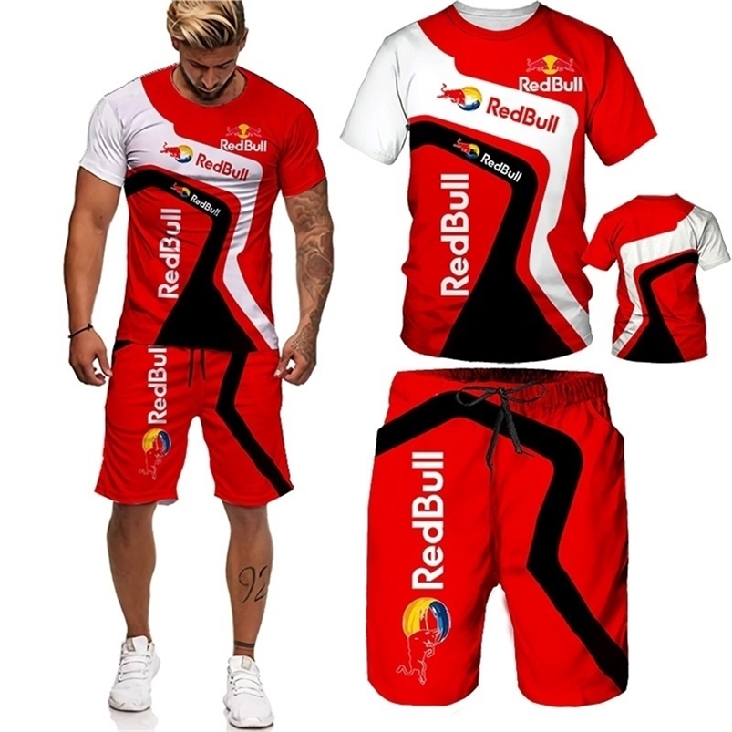 

3D Printed Oversized T shirt Shorts Set For Men Sports Jersey Punk Tops Suit Novelty Comfortable Breathable Leisure Clothes 220613